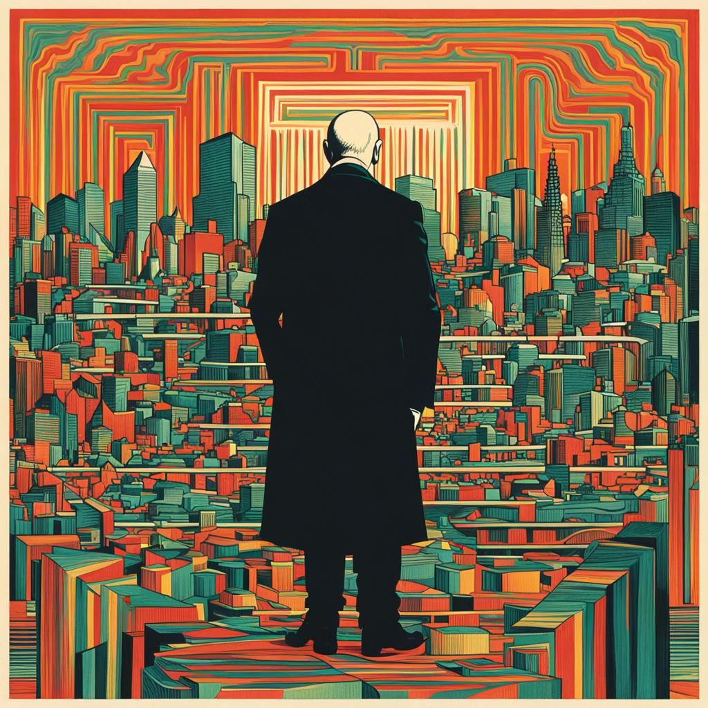 Intriguing Image of Fantômas: Bald and Mysterious