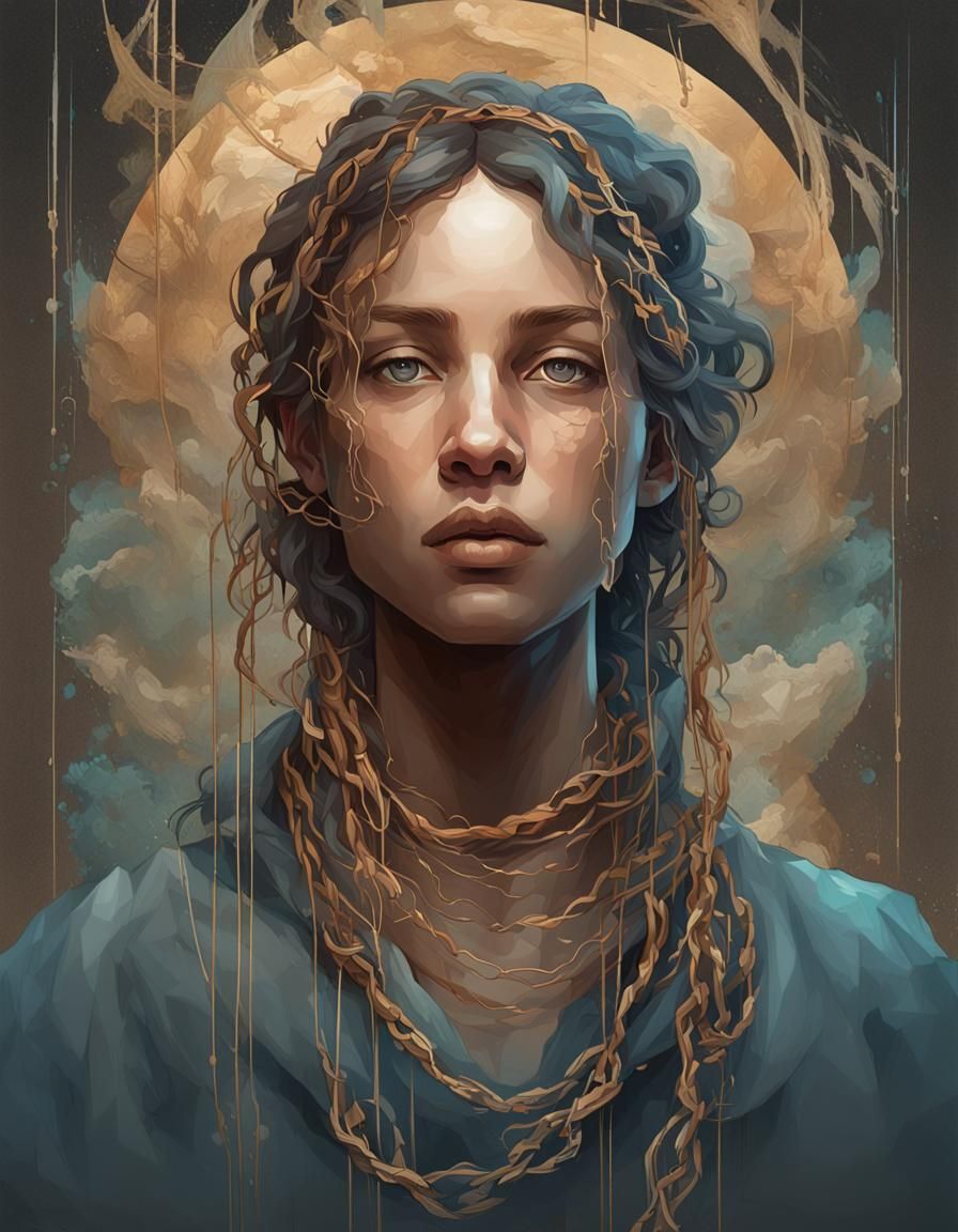 Breaking Free: Abstract Portrait of Recovery