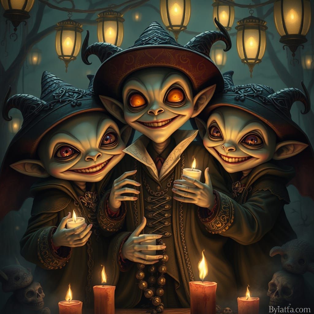 Mischievous Humanoids Lure a Figure into a Realm of Sin and ...