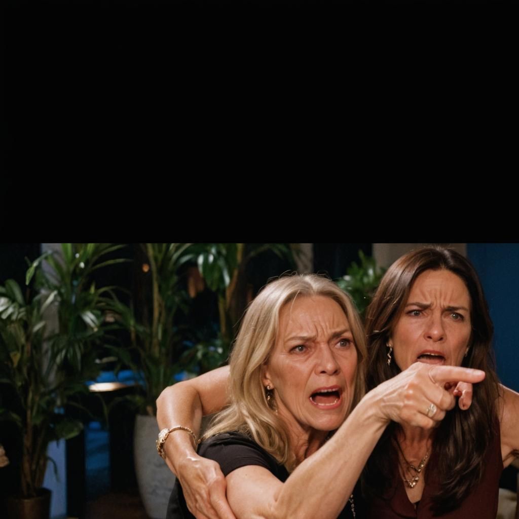 Heated Argument in Lavish Room, Dramatic 3D Render