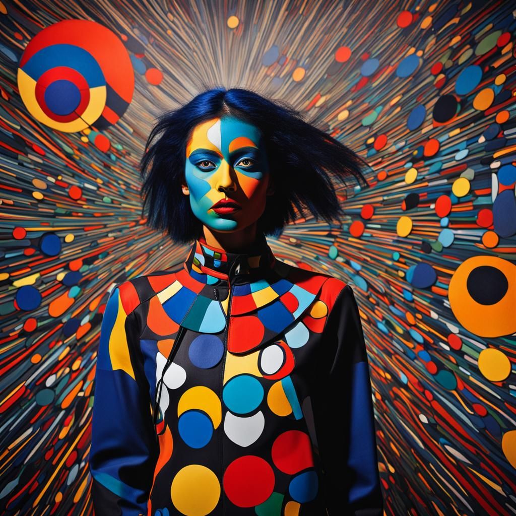 Abstract Body Art Inspired by Kandinsky