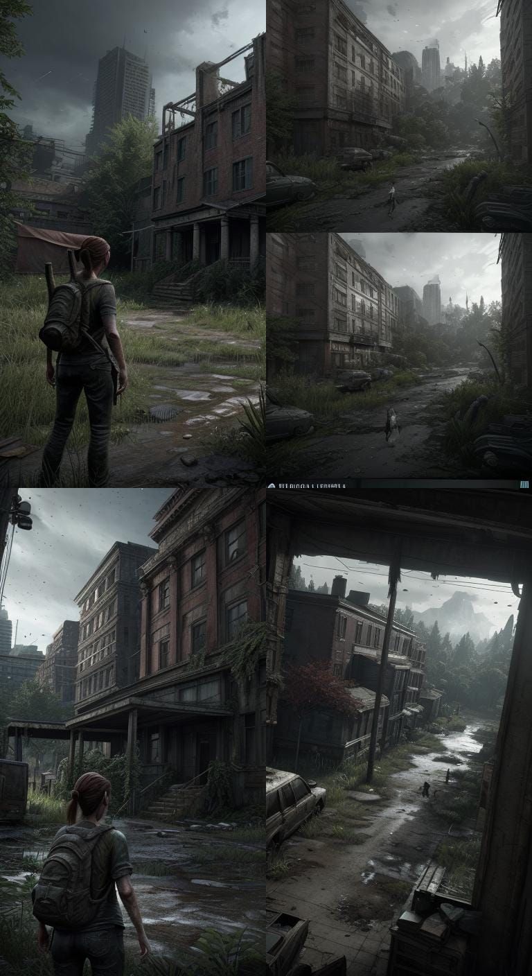 Ellie in The Last of Us: Cinematic 3D Game Art