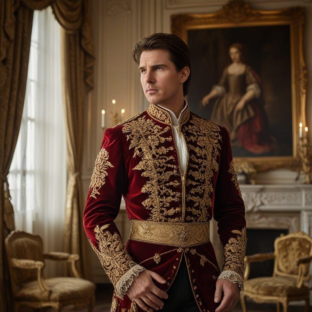 Tom Cruise as Renaissance Nobleman in Lavish Palace