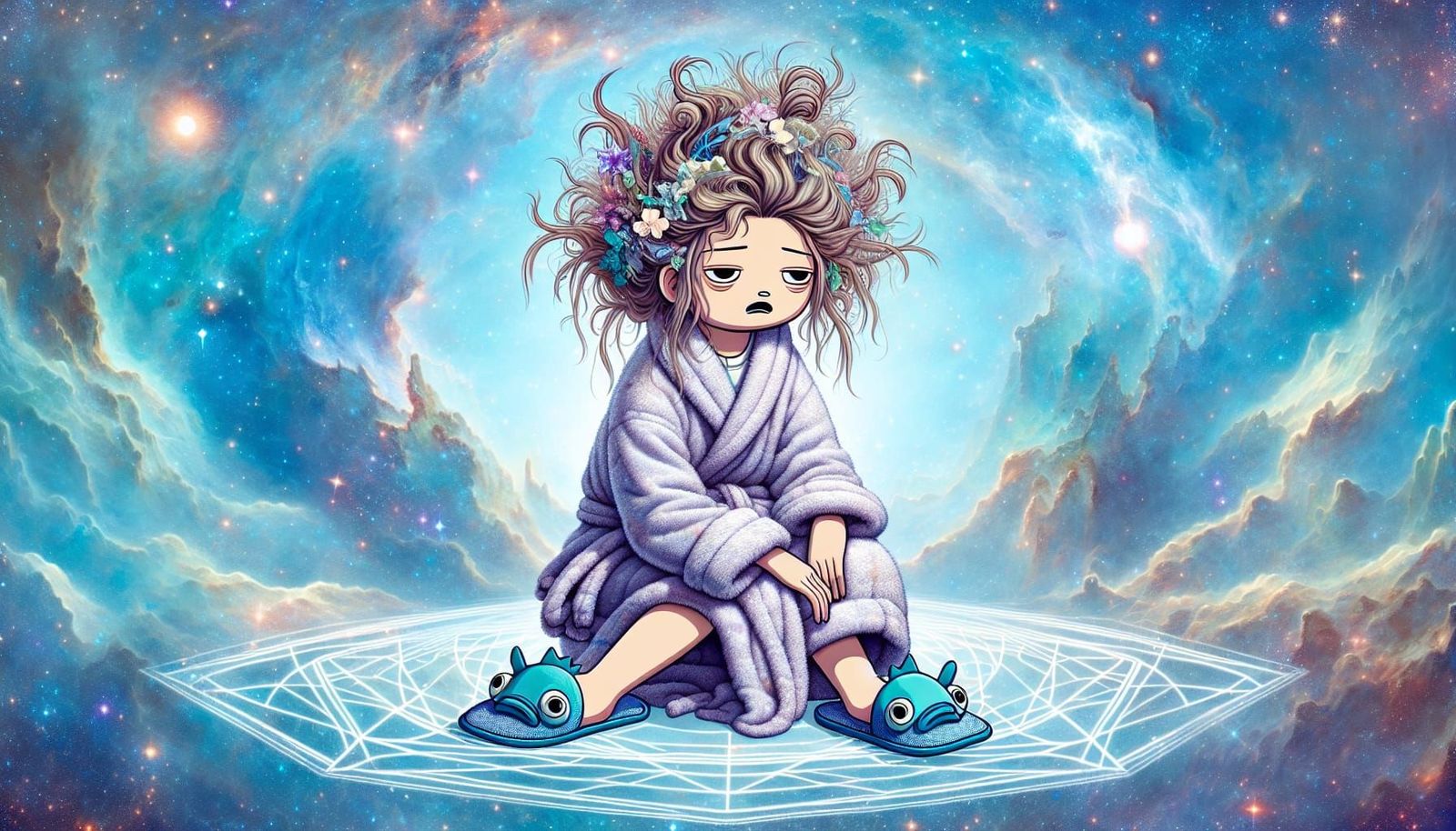 Divine Goddess in a Relaxed Moment