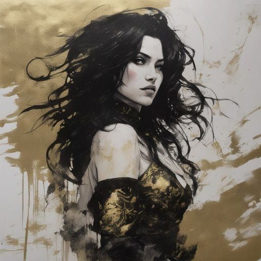 Yennefer Portrait Generated by AI