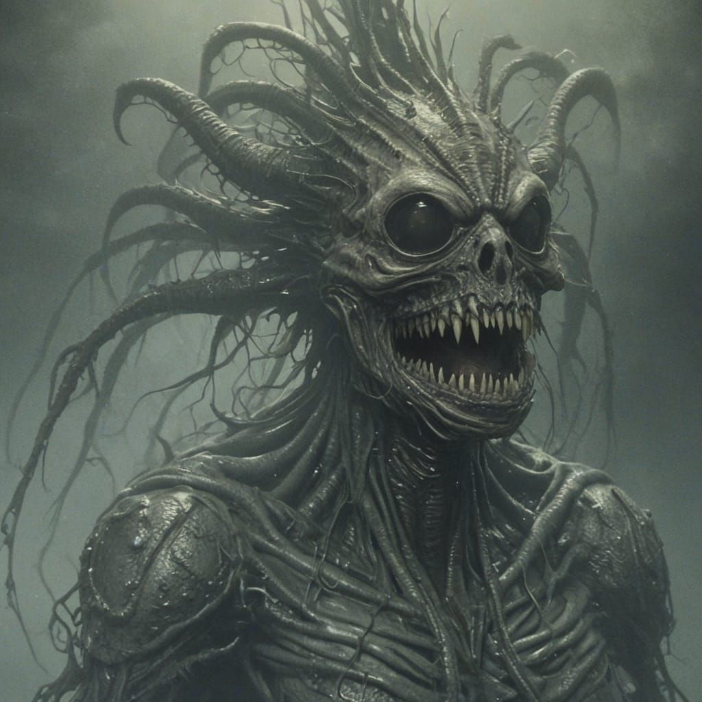 Twisted Sea Monster Emerges from the Dark Depths of the Paci...