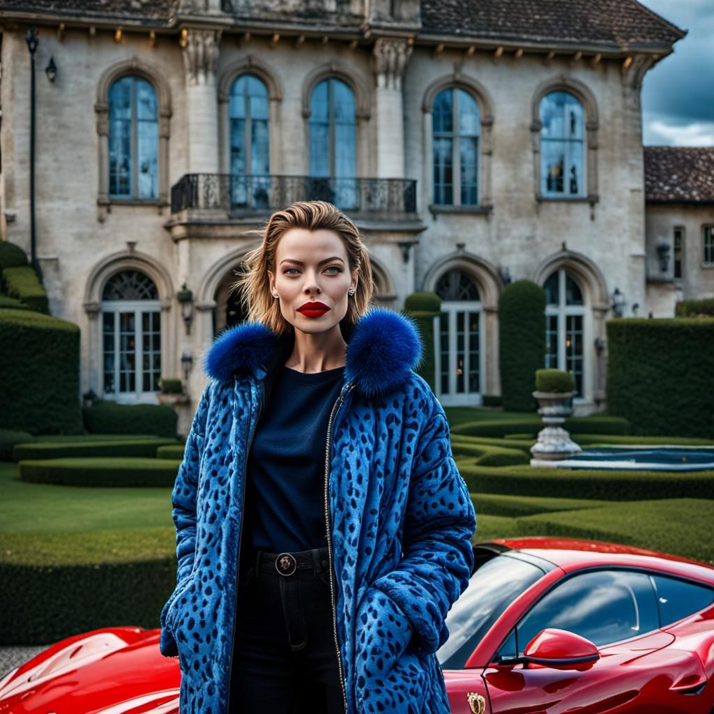 Lauren German as Ravenclaw Girl in Photo-Realistic Style