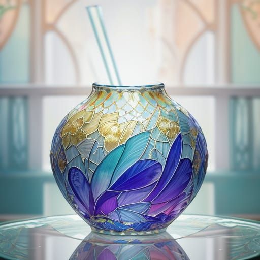 Elegant Venetian Glass Art in Macro Photography