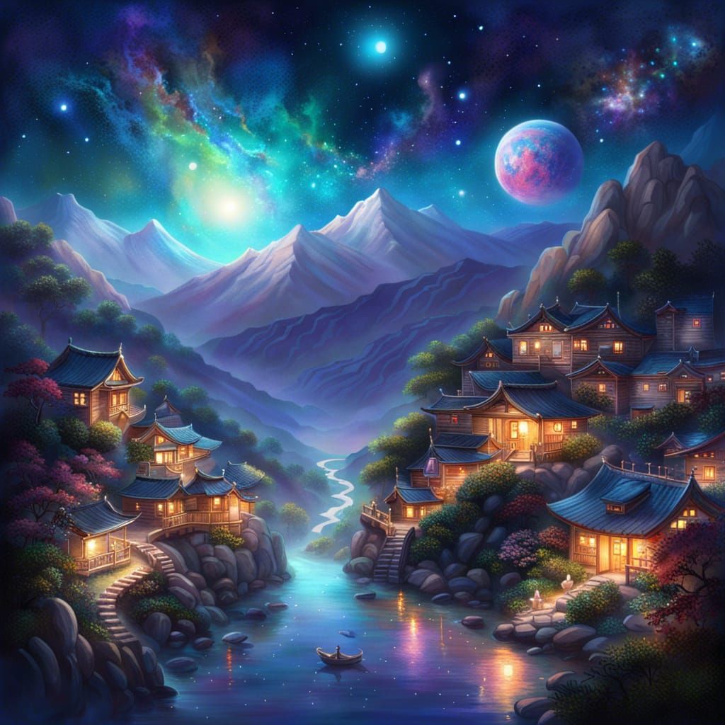 Extra-galactic village...