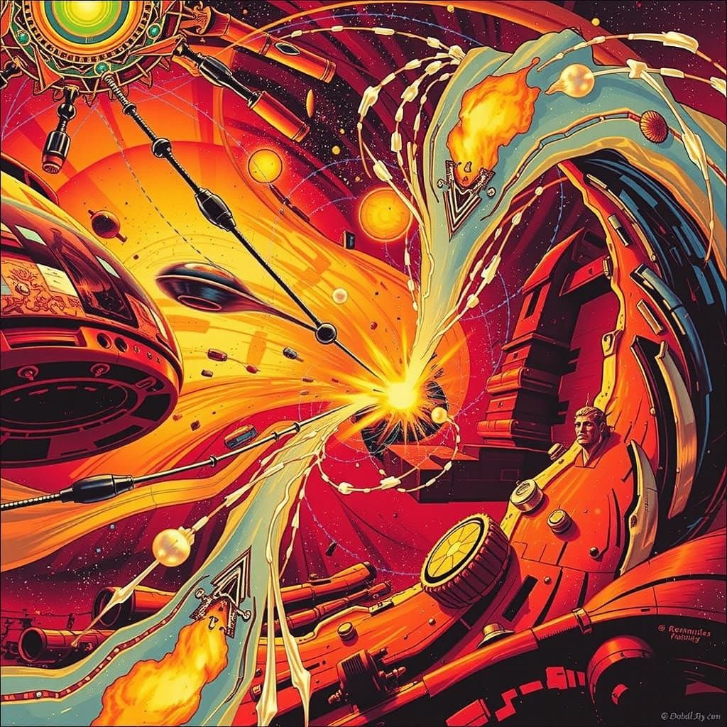 Abstract Swirling Vortex Motion