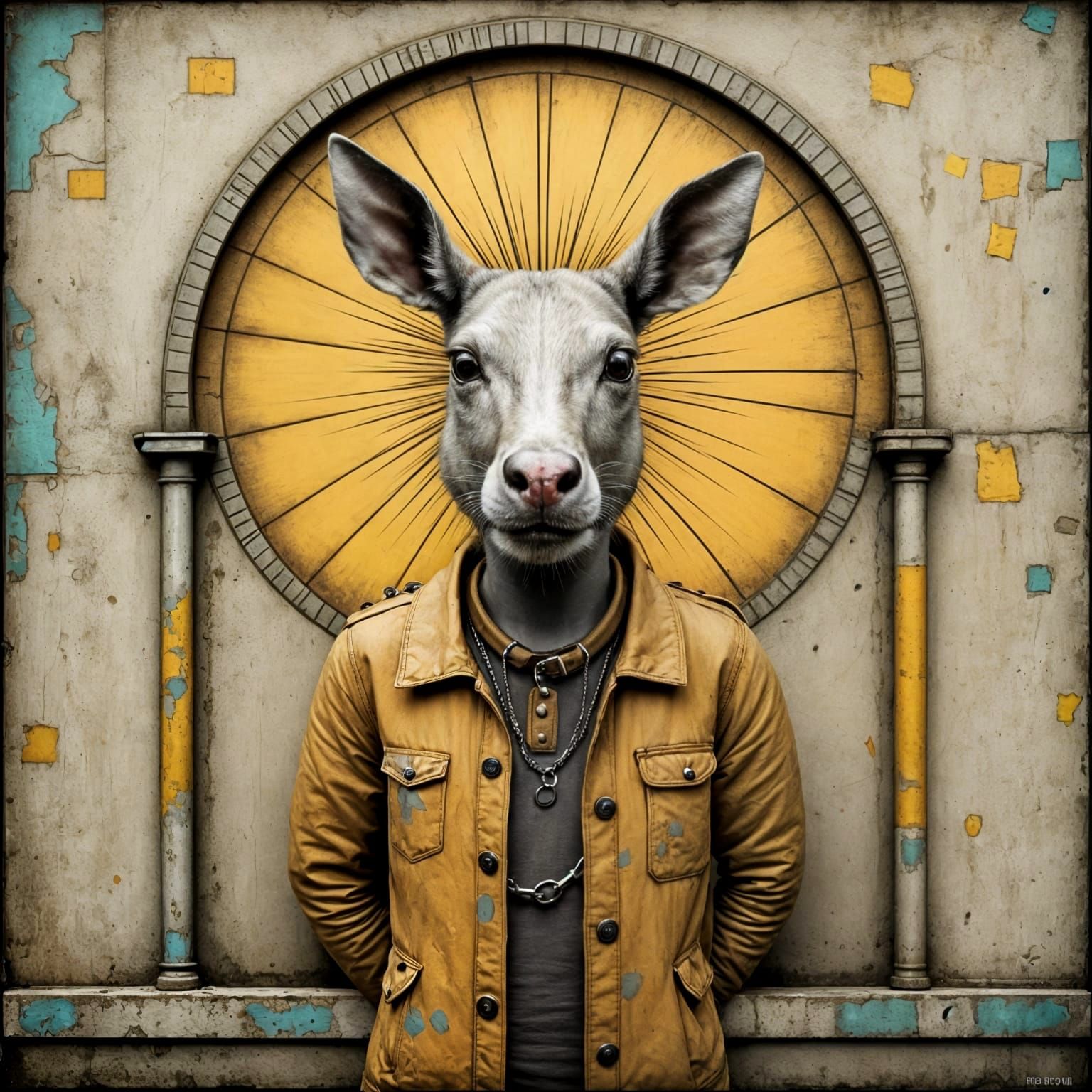 Turmoil in the Mind as Europunk Fantasy Illustration