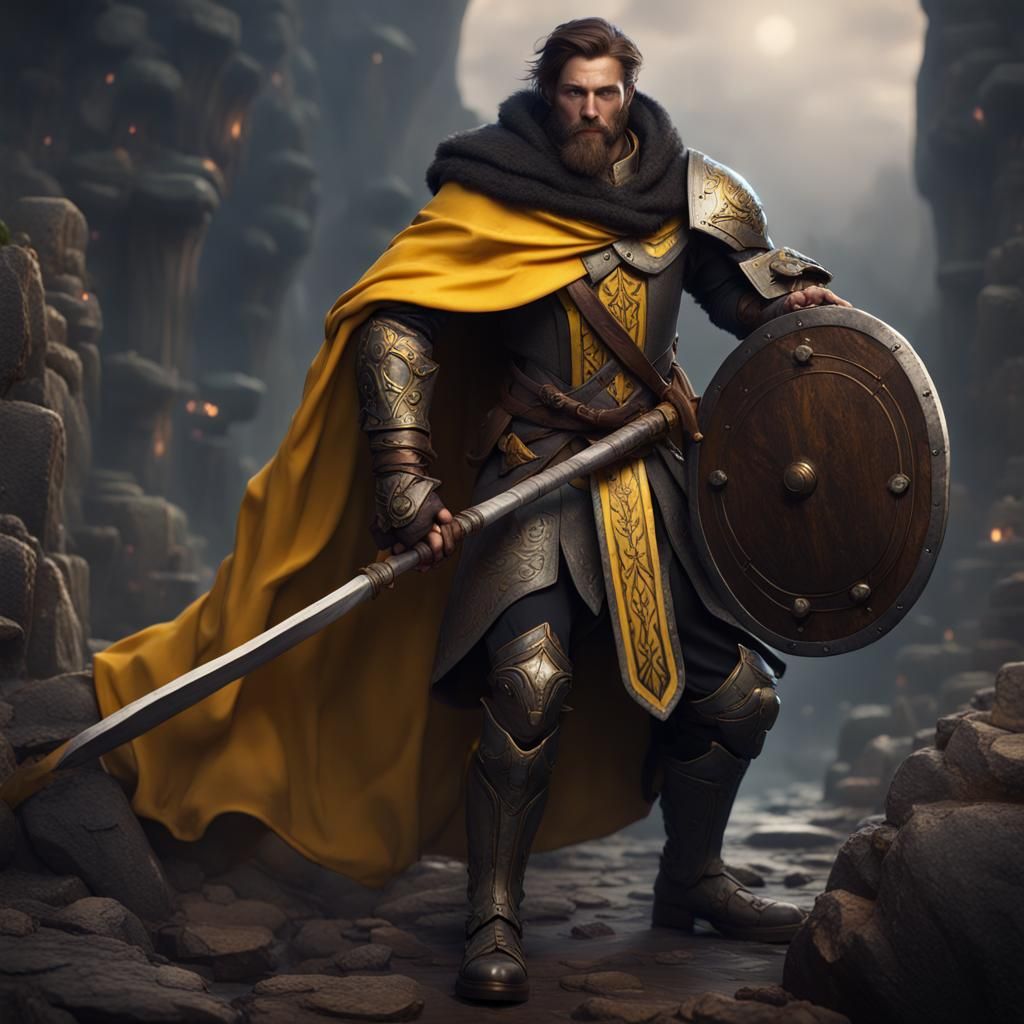 Dark Paladin Concept Art in Unreal Engine 5