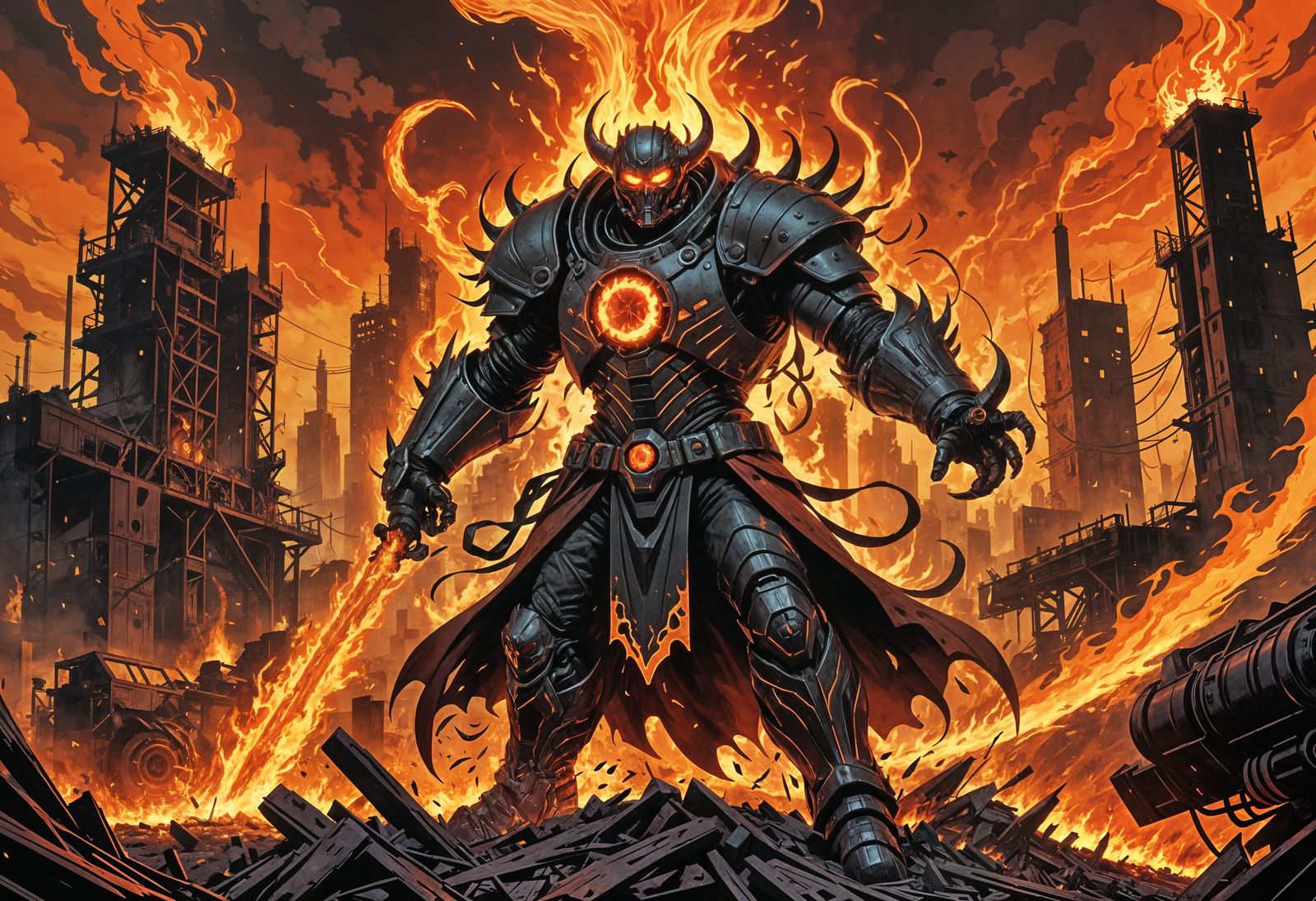 Pyre Phantom: Supervillain of the Molten Wasteland