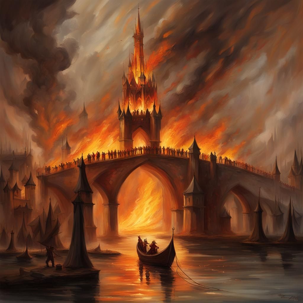 Dramatic Flames Rise: A Celebration of Fire