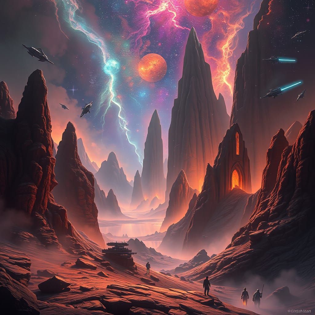 Star Wars Universe: Matte Painting in Rich Colors