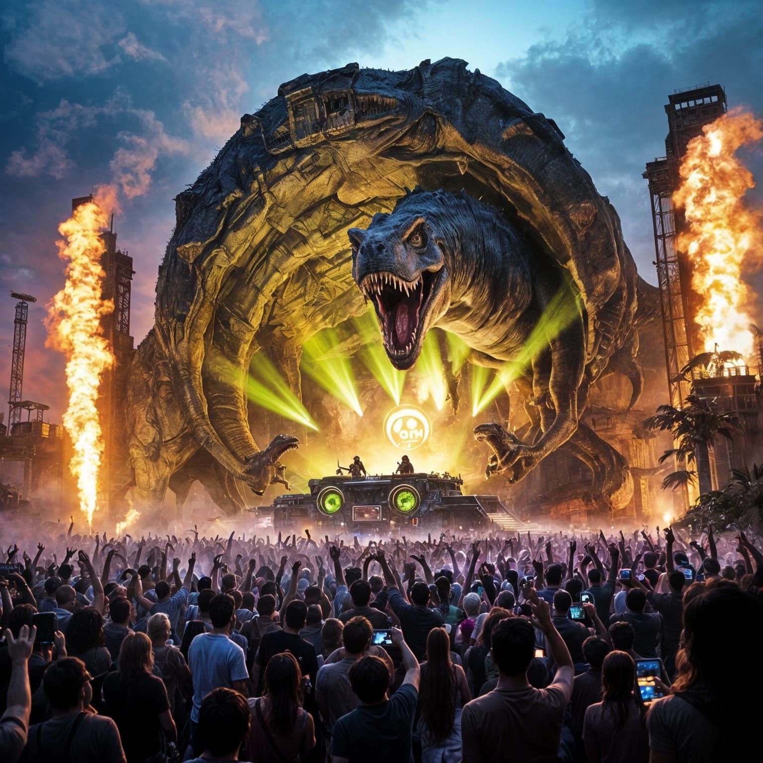 Dubstep Disneyland: Dinosaurs and Heavy Bass Music