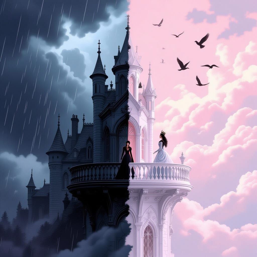 Dual Castles: Stormy Evil vs. Serene Good