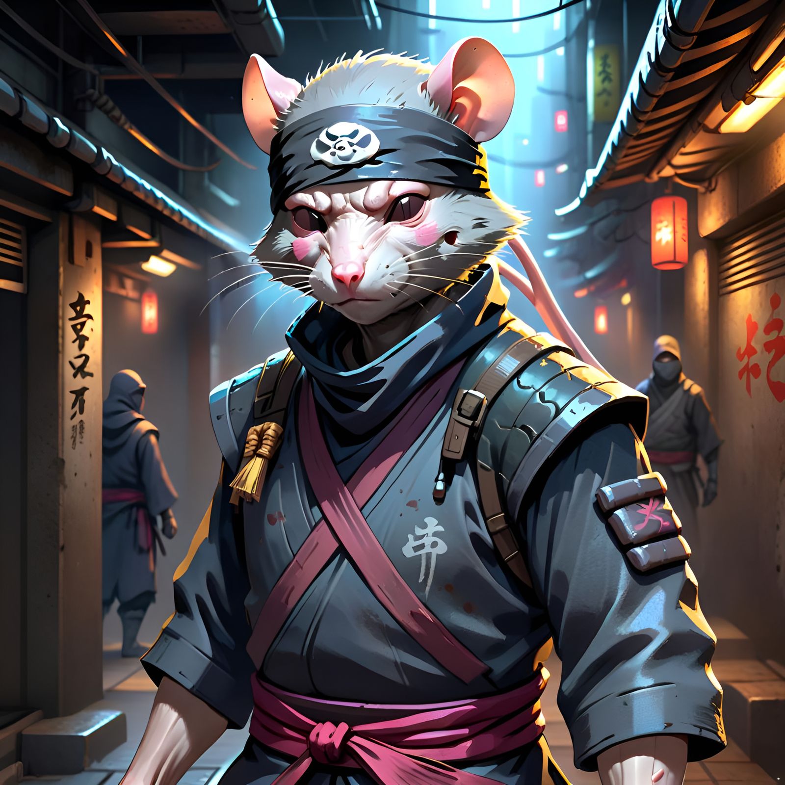 Elder Rat Ninja in Underground City