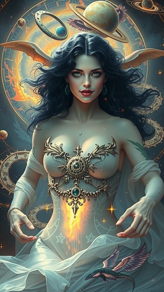 Goddess of Magic in Cosmic Fusion
