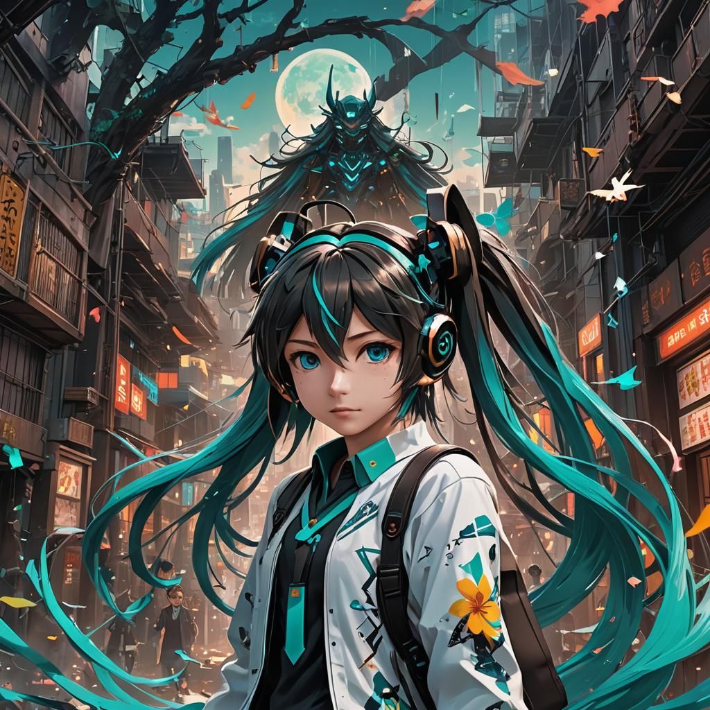 Hatsune Miku Album Cover Art
