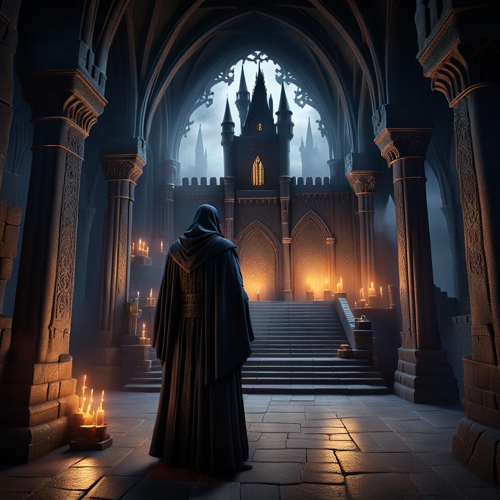 Dark Fantasy Medieval Lair
