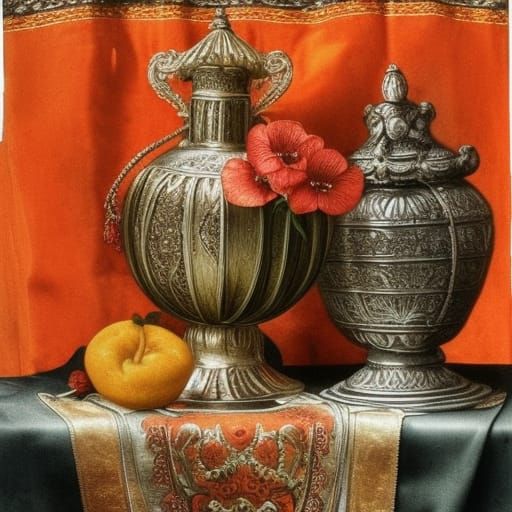 Still life with silverware