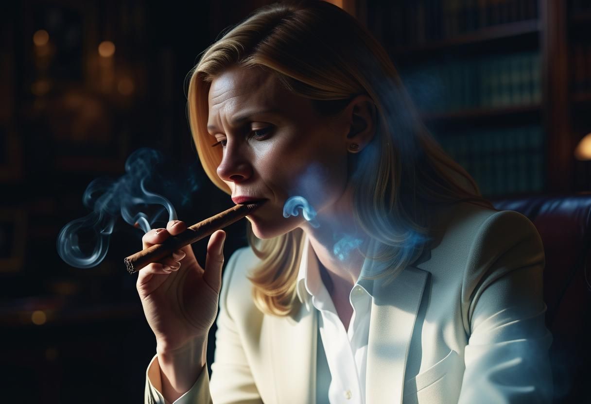 Claire Danes - cigar