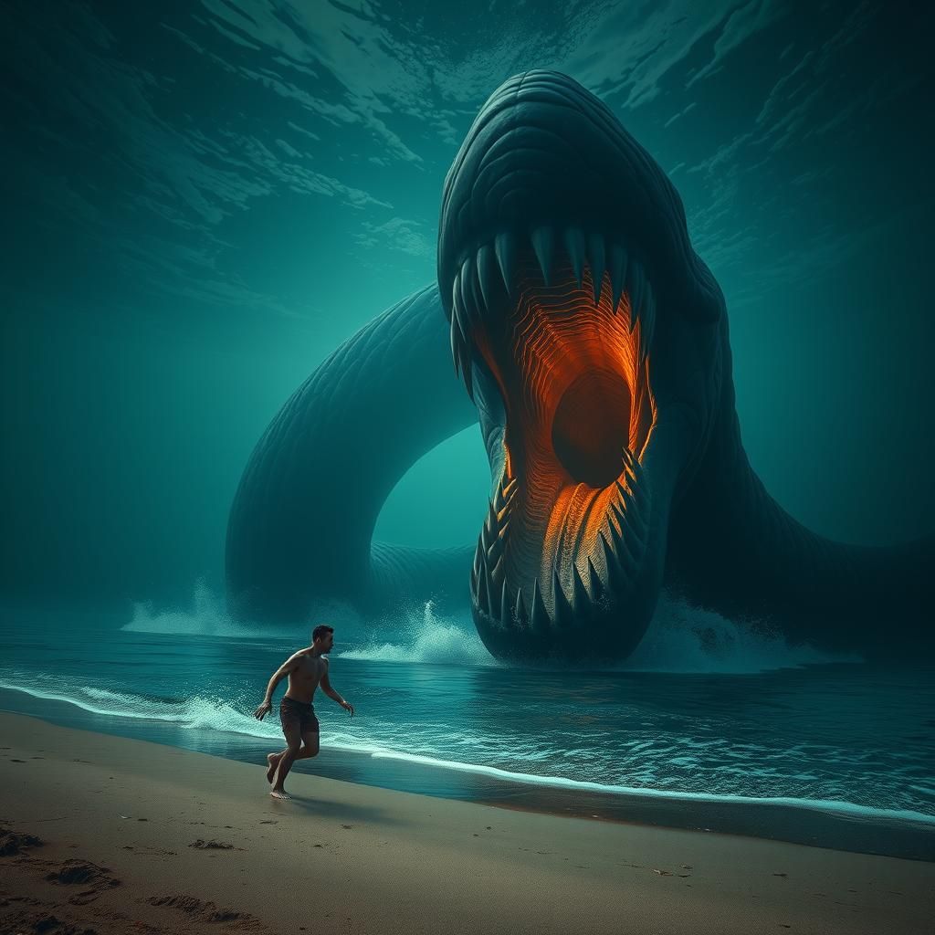 Jormungandr Rising: A Hyper-Realistic Underwater Nightmare