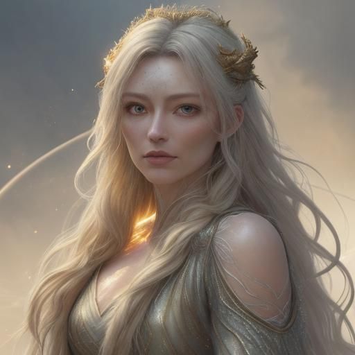 Mystic Isekai Hybrid in Oil Painting Style