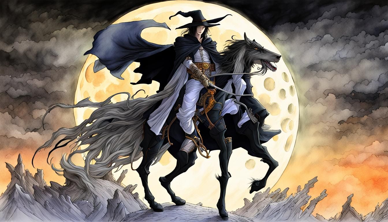 Vampire Hunter D in Animecore Style