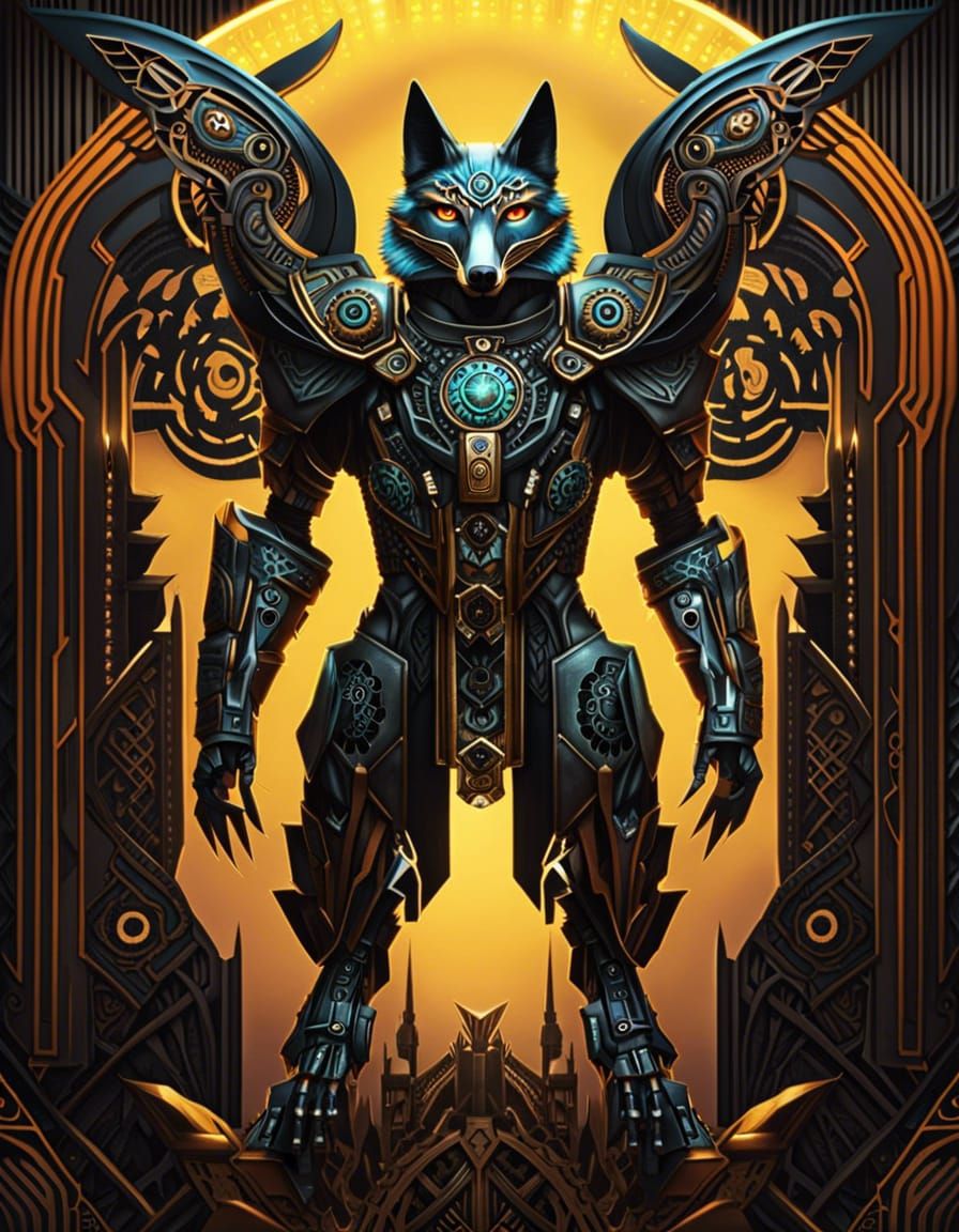 Cyborg Fox: Biopunk Celtic Metal Sci-Fi