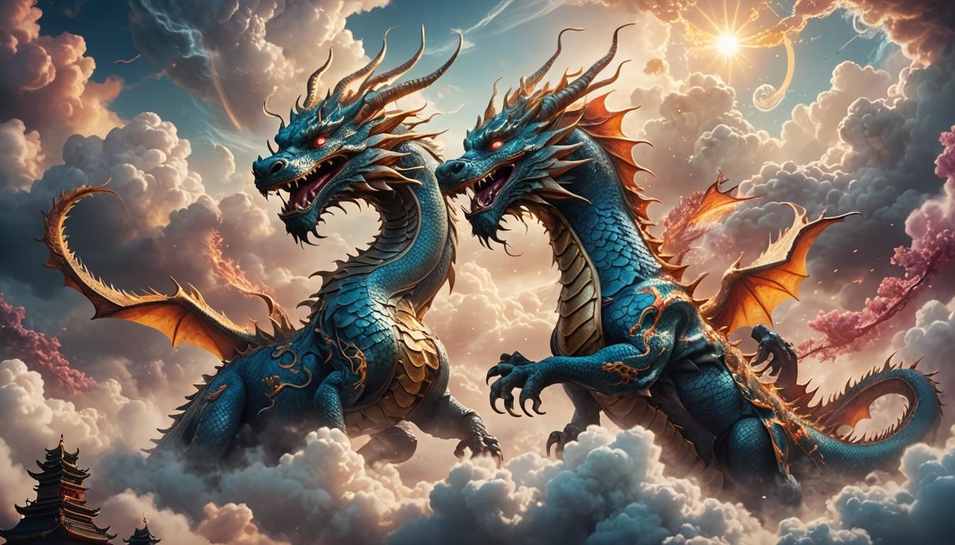 Chinese Zodiac Dragon in Fantasy Concept Art