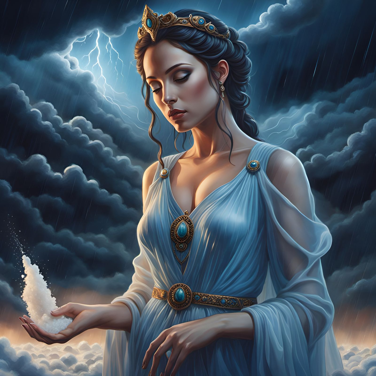 And just like the rain