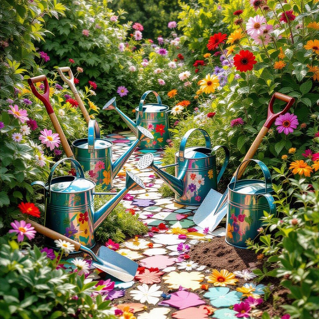 Surreal Garden Tools Become Organic Sculptures