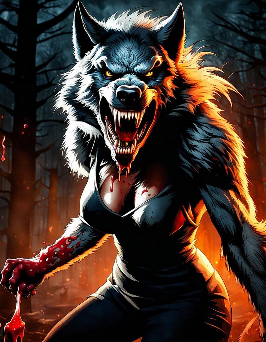 female werewolf