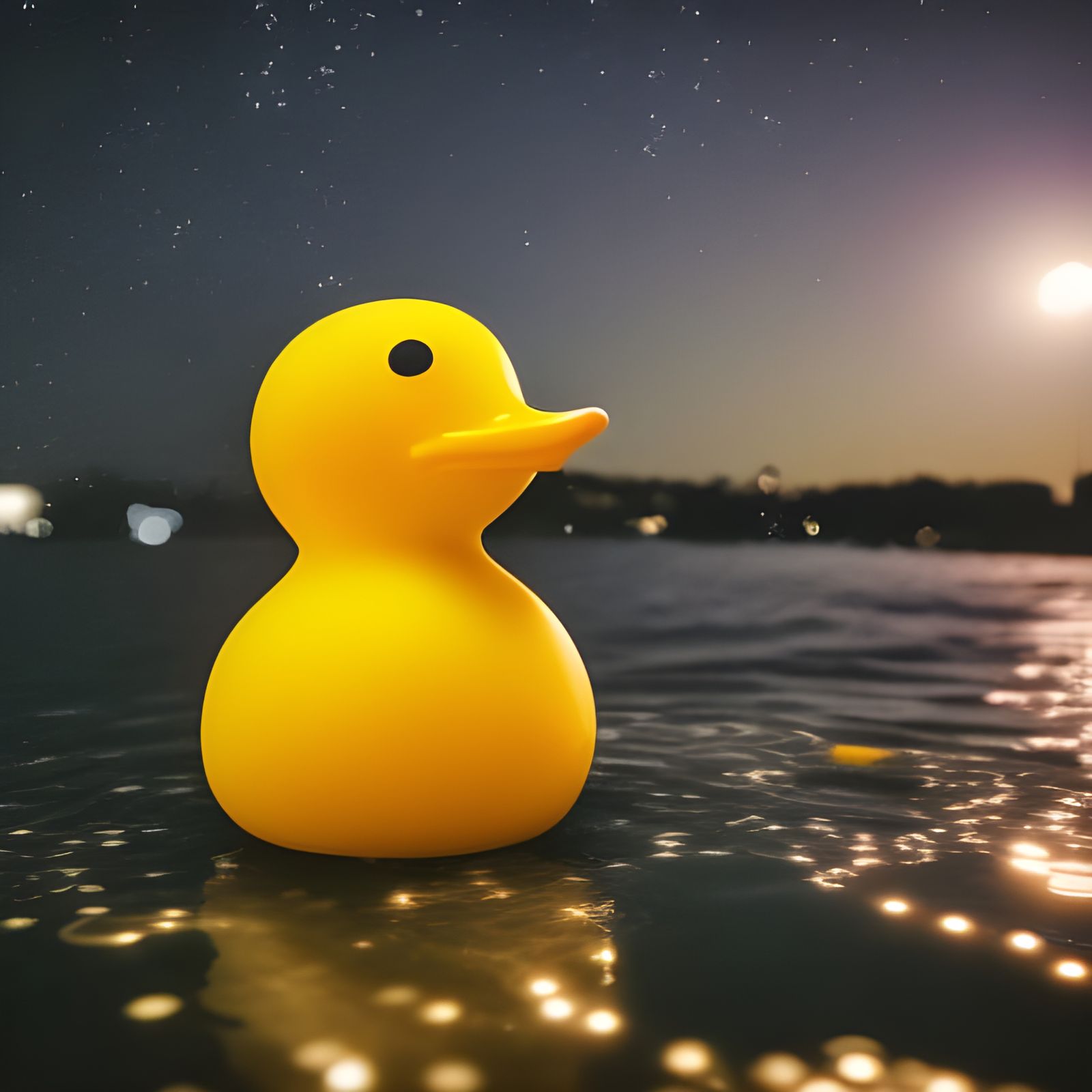 Ducky at Sea