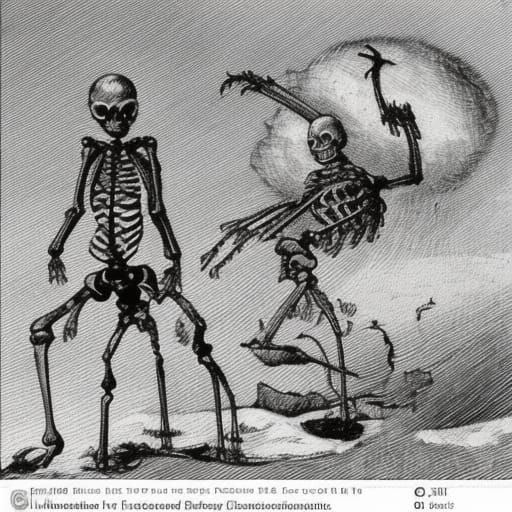 Charred Skeleton Emerges: Dark Flemish Sci-Fi