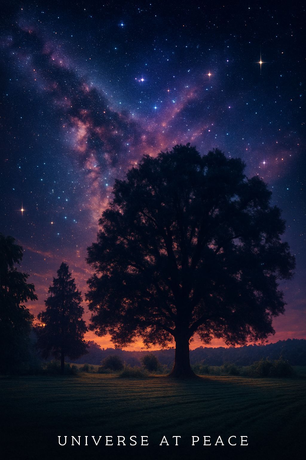 Peaceful Universe: A Harmony of Cosmic Elements