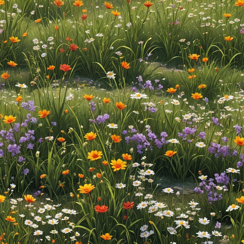 Pollen Allergy Sufferer in Detailed Matte Painting