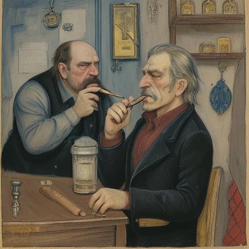 Locksmith Vasya's Surreal Divorce: An Expressionist Portrait