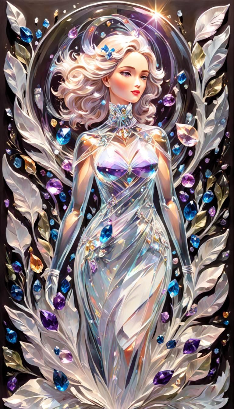 Crystal Motherhood as Impasto Art