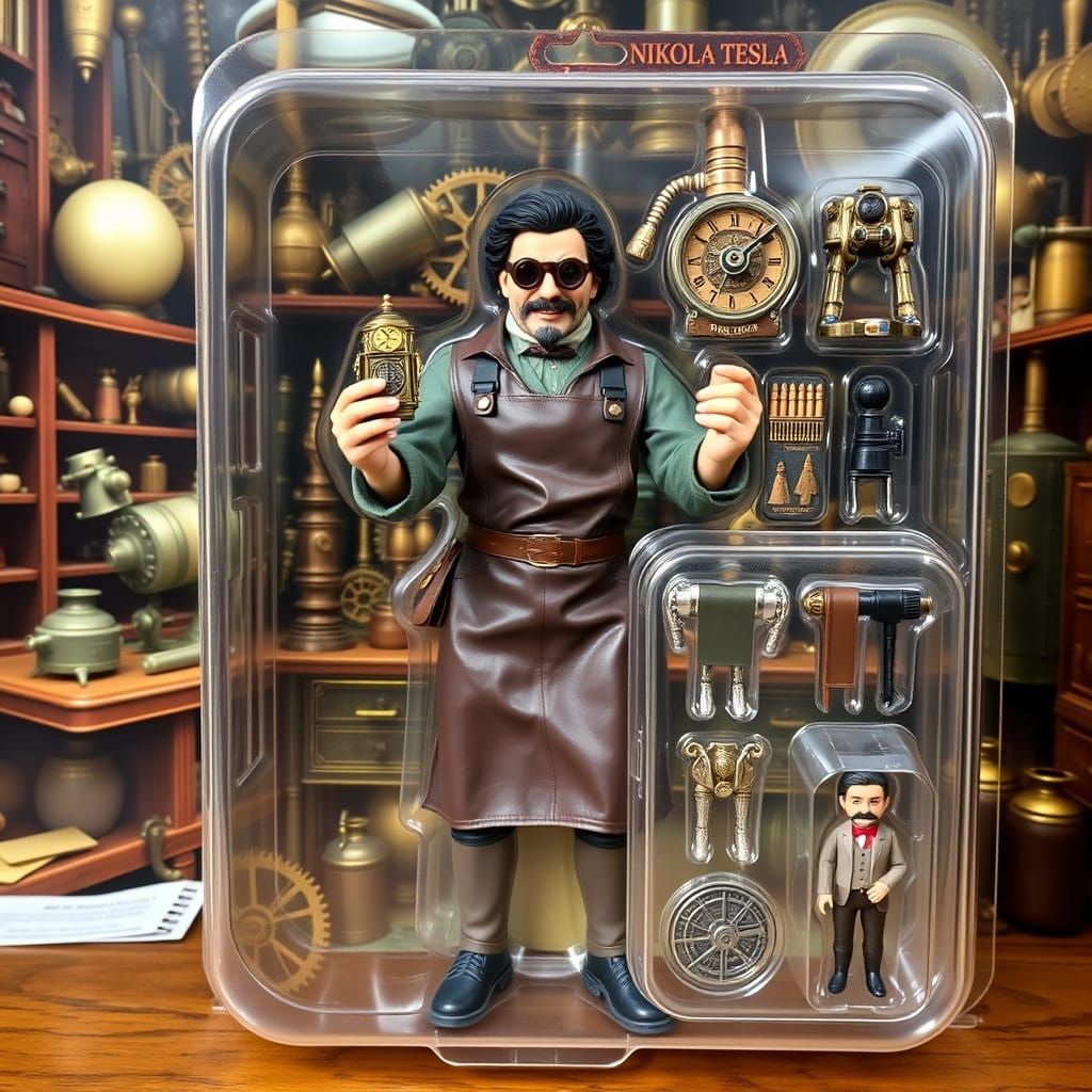 Nikola Tesla Action Figure....
