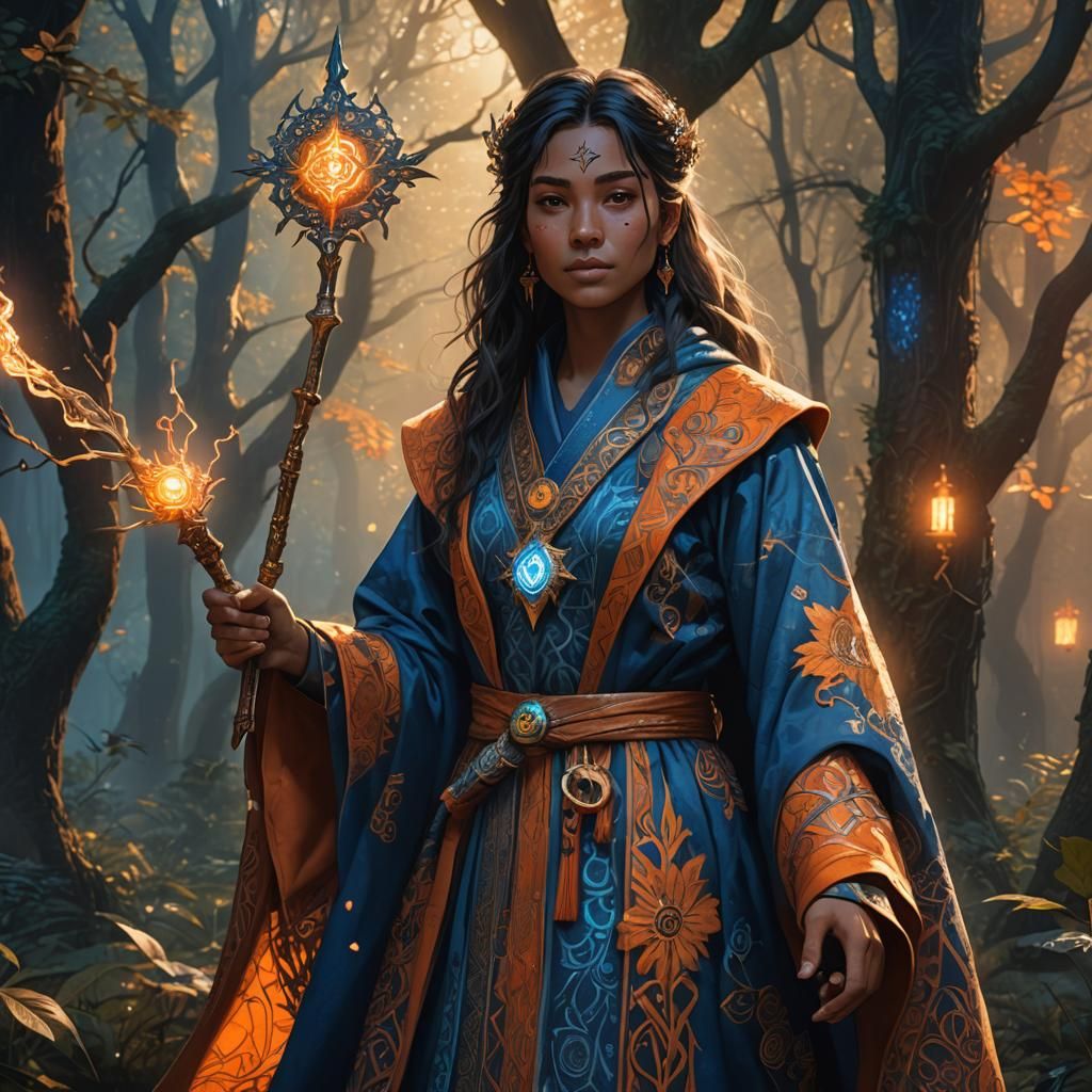 Mystical Forest Fantasy Art: Zia Jay Rose