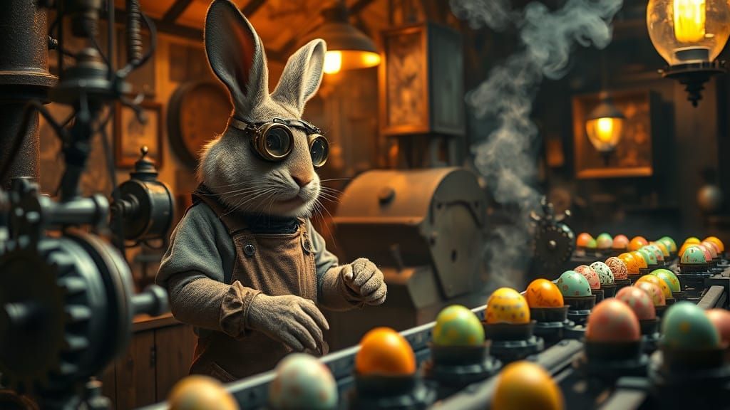Steampunk Easter Bunny Master Craftsman