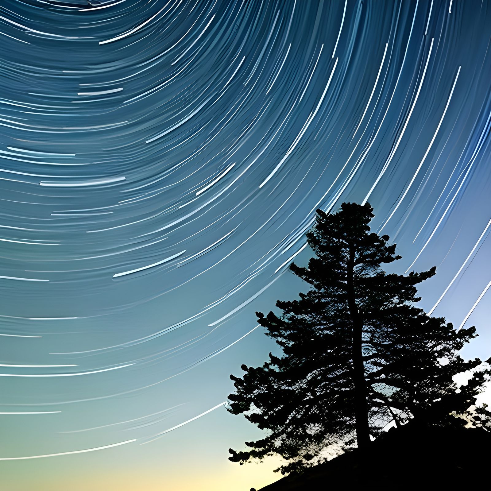 Starry Sky Time-Lapse Astrophotography