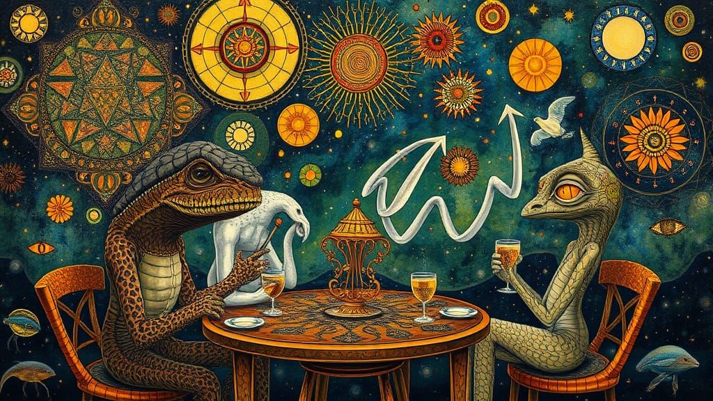 Psychedelic Utopia: Sacred Geometry in Hieronymus Bosch Styl...