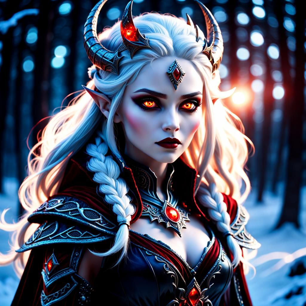 Skadi: Norse Winter Goddess as Blood Vampire