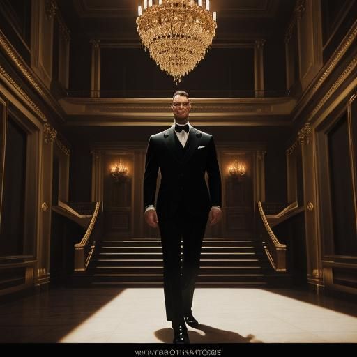 Cinematic VIP Portrait in Opulent Hall