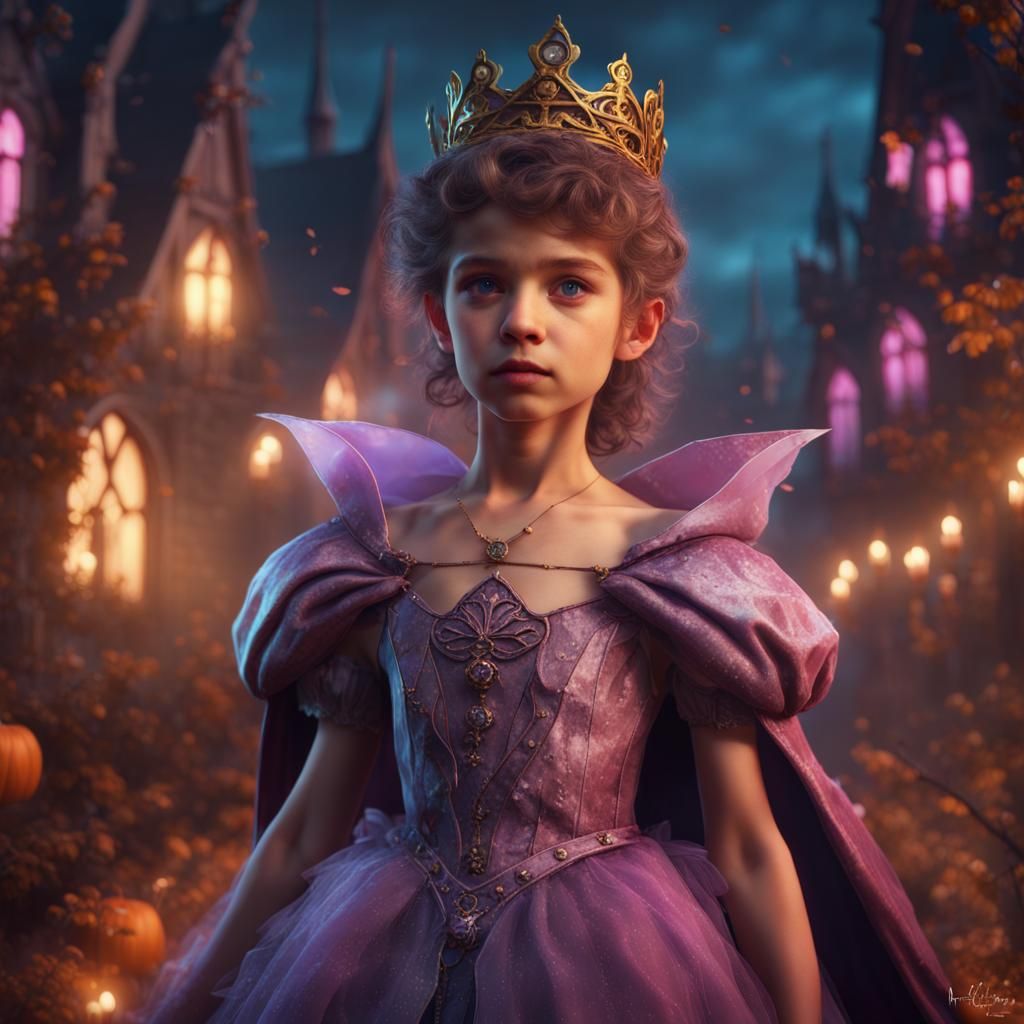 Boy in Princess Costume: Fantasy Concept Art