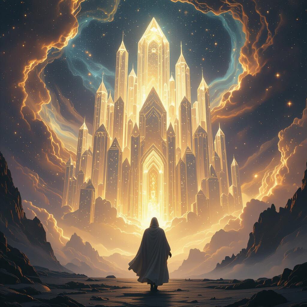 Nebula Palace: A Cosmic Crystal Dreamscape